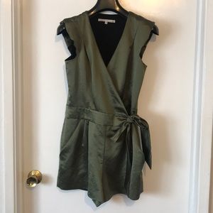 Rachel by Rachel Roy green satin romper
